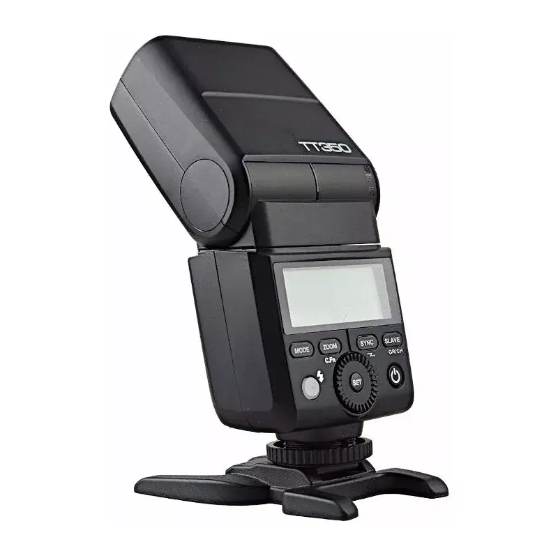 Blykstė Godox TT350F juoda 2.2 s įkrovimo laikas AA baterijos