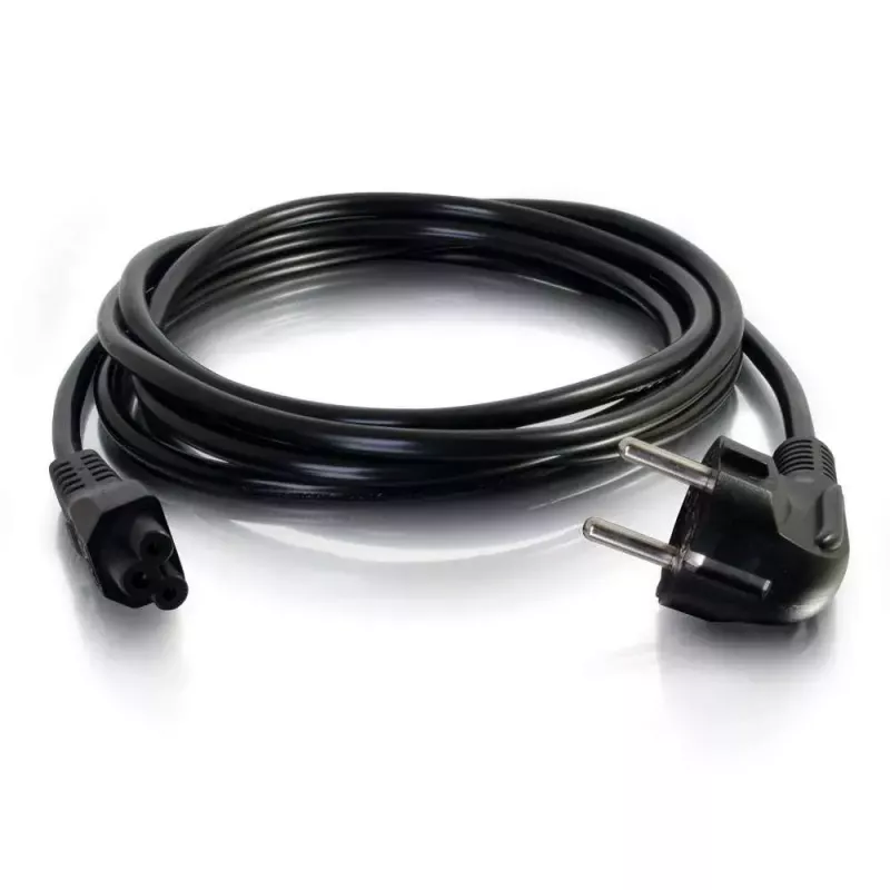 C2G 2m Europos nešiojamojo kompiuterio maitinimo laidas CEE 7/7 į IEC 60320 C5 250V 3A