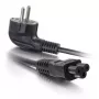 C2G 2m Europos nešiojamojo kompiuterio maitinimo laidas CEE 7/7 į IEC 60320 C5 250V 3A