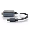 C2G Mini DisplayPort į DVI adapteris 20cm Thunderbolt į DVI-D juodas