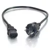 C2G maitinimo laidas 3m 16 AWG IEC320C13 į CEE7/7
