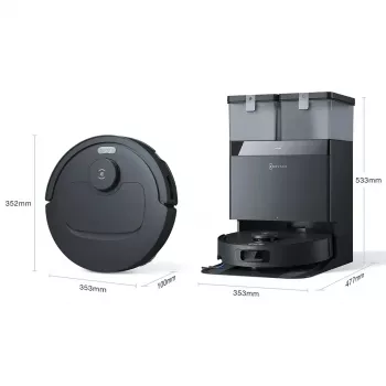 Robotinis dulkių siurblys Ecovacs Deebot T30C Gen 2, 0,26 L dulkėms, Li‑Ion 12V, 180 min., juodas