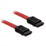Delock SATA kabelis 30 cm tiesus/tiesus Raudonas (84247)