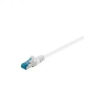 Wentronic Goobay CAT 6a Patch Laidas, S/FTP (PiMF), Baltas, 3 m - LSZH Halogen-Free, Varis (93790)