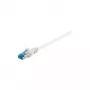 Wentronic Goobay CAT 6a Patch Laidas, S/FTP (PiMF), Baltas, 3 m - LSZH Halogen-Free, Varis (93790)