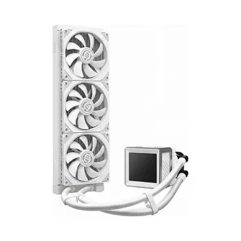 ASROCK Steel Legend 360 LCD skystas aušintuvas su 360mm radiatoriumi ir RGB ekranu
