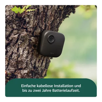 AMAZON (RING) Blink Outdoor 4 – Belaidė lauko stebėjimo kamera – atspari orams – 1080p – naktinis matymas – garsas – Wi-Fi (B0B1N5RL1Q)