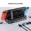 Dėklas nešiojamai žaidimų konsolei Unitek G1002F01 – USB dokas, juodas