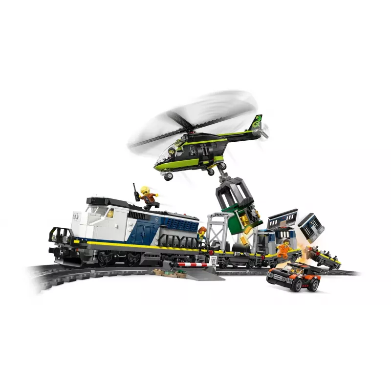 LEGO CITY 60508 Policijos traukinio apiplėšimas