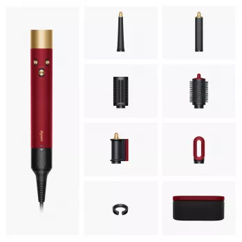 Dyson Airwrap i.d. Straight + Wavy Limited Edition daugiafunkcinis formuotojas raudonai/auksinis, Bluetooth