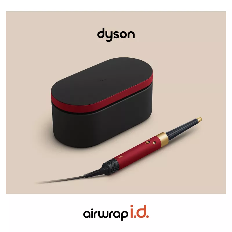 Dyson Airwrap i.d. Straight + Wavy Limited Edition daugiafunkcinis formuotojas raudonai/auksinis, Bluetooth