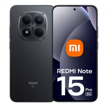 Išmanusis telefonas Xiaomi Redmi Note 15 Pro 5G — MediaTek Dimensity 7400 Ultra, 8 GB RAM, 512 GB, 6,83 colio FHD+, 200 MP, 6580 mAh, Dual SIM, Juodas