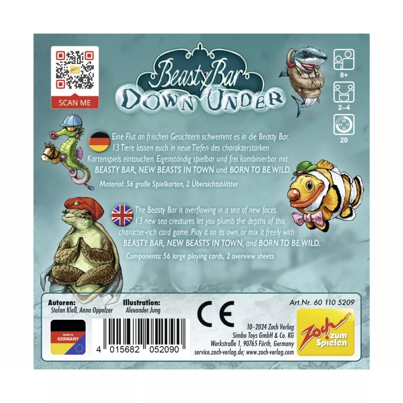 Beasty Bar – Down Under, Kortų Žaidimas