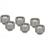 Thermal Grizzly DeltaMate Compression Fitting ST16, žalvarinė, G1/4, nikeliuota, 6 vnt. (TG-DM-FIT-6201)