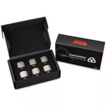 Thermal Grizzly DeltaMate Fitting ST16 Matt Nickel (6 vnt.) – tvirtinimo spaustukai šiluminėms sąsajoms