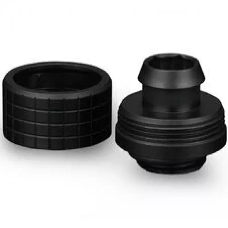 Thermal Grizzly DeltaMate Compression Fitting ST16, žalvarinis G1/4, juodas, 6 vienetų paketas (TG-DM-FIT-6001)