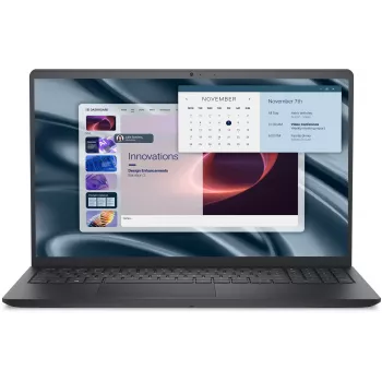 Nešiojamas kompiuteris Dell PV15255 – 15,6 colio Full HD, AMD Ryzen 3 7320U 2,4 GHz, 8 GB LPDDR5, 512 GB SSD, Windows 11 Pro, juodas