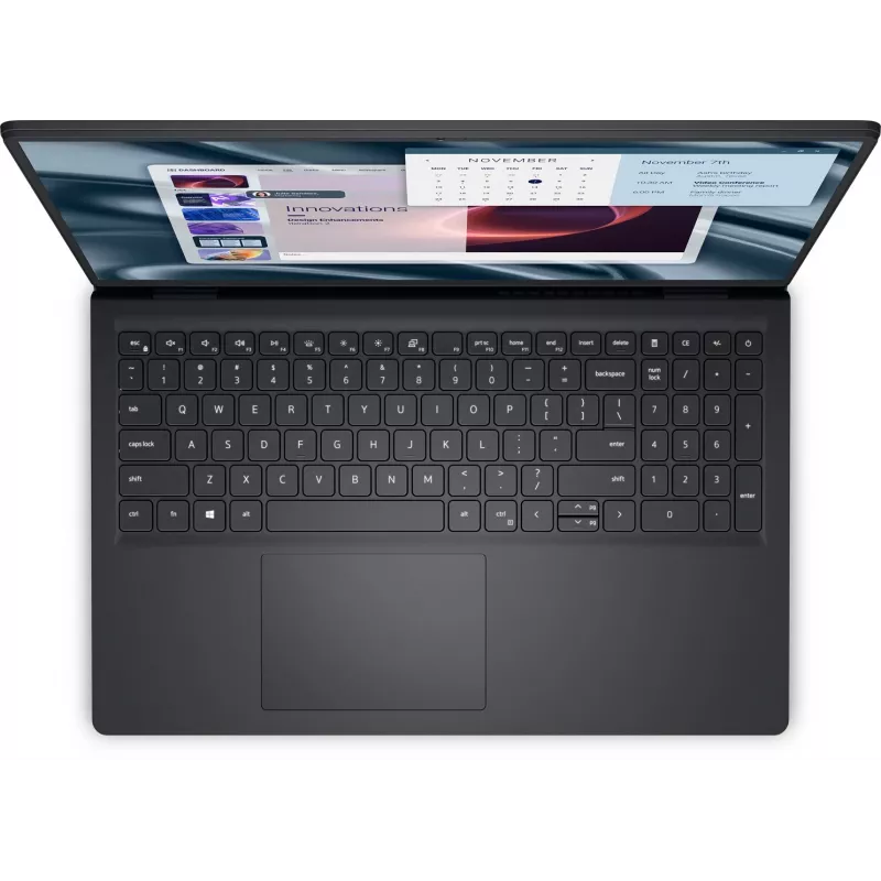 Nešiojamas kompiuteris Dell PV15255 – 15,6 colio Full HD, AMD Ryzen 3 7320U 2,4 GHz, 8 GB LPDDR5, 512 GB SSD, Windows 11 Pro, juodas