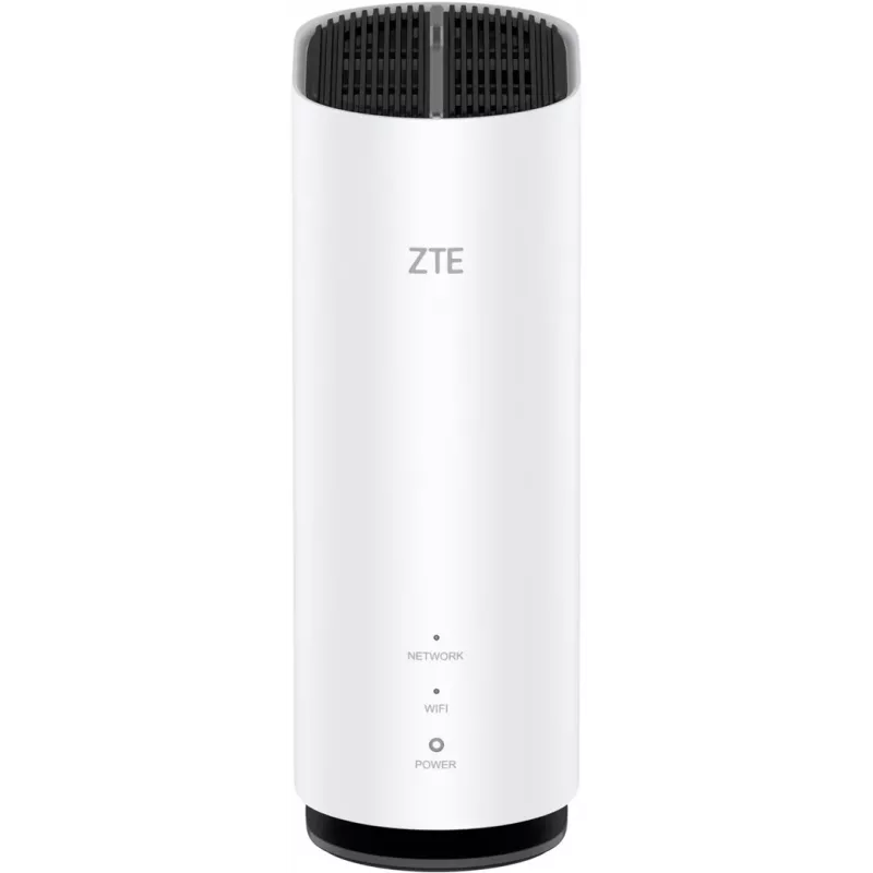 ZTE G5C - Belaidis maršrutizatorius 4G/5G, Wi-Fi 6, dviejų juostų (2,4 GHz / 5 GHz), Gigabit Ethernet, baltas
