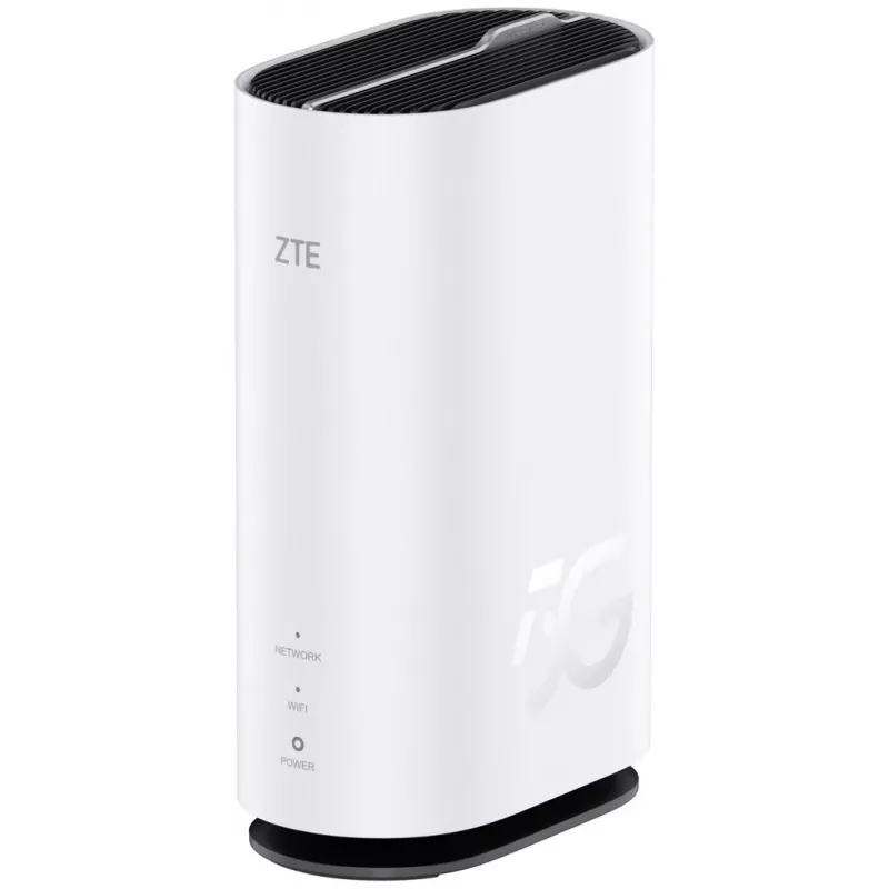 ZTE G5C - Belaidis maršrutizatorius 4G/5G, Wi-Fi 6, dviejų juostų (2,4 GHz / 5 GHz), Gigabit Ethernet, baltas