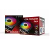 Oro aušintuvas Gembird CPU-HURACAN-ARGB-X140 12 cm Juoda Balta 800-1600 RPM