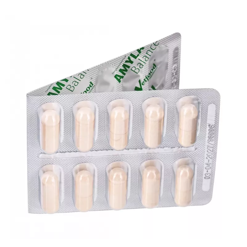 Vetfood Amylactiv Balance virškinimo palaikymas šunims ir katėms 60 kapsulių