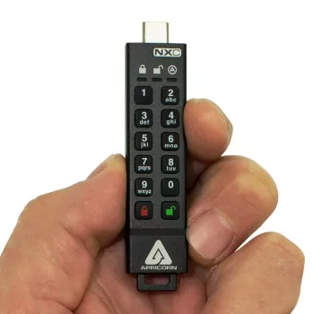 USB atmintukas Apricorn 64GB USB Type-A 3.2 Gen 1 Aegis Secure Key 3NXC