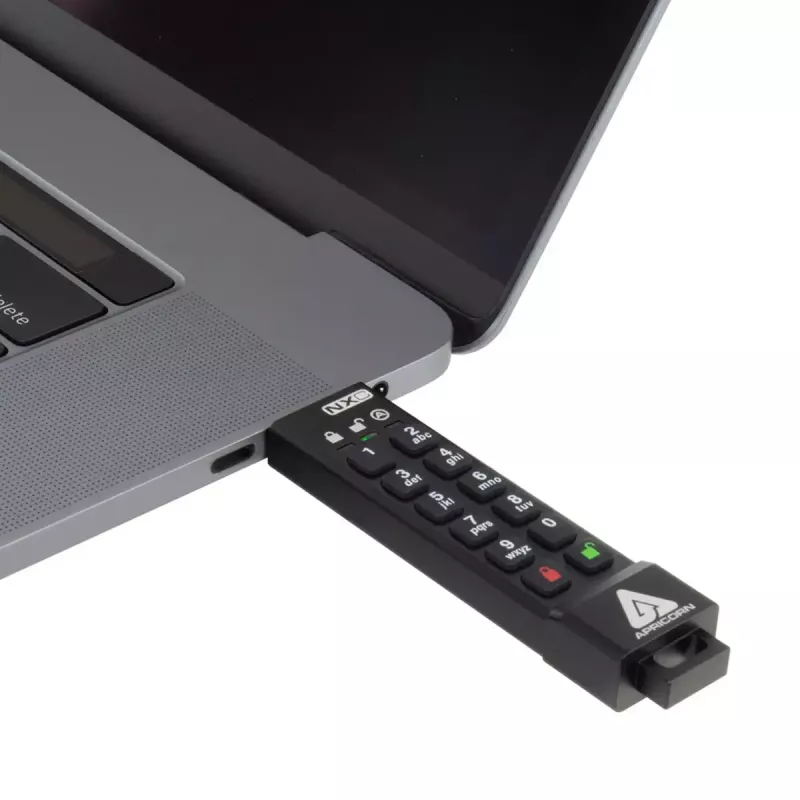 USB atmintukas Apricorn 64GB USB Type-A 3.2 Gen 1 Aegis Secure Key 3NXC