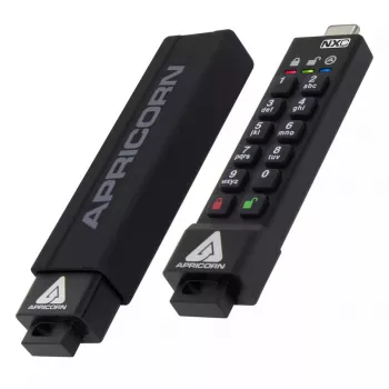USB atmintukas Apricorn 64GB USB Type-A 3.2 Gen 1 Aegis Secure Key 3NXC
