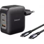 Intenso W100ACC+C520C juodas USB-C® adapteris 100 W USB-A, USB-C® juodas (7810010)