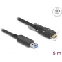 DeLOCK 83200 aktyvus optinis kabelis USB 10 Gbps Type-A į Type-C 5 m