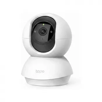 IP kamera TP‑LINK Tapo C200 V5 — 1080p (1920×1080), pasukama/palenkiama, spalvota diena/naktis, Wi‑Fi, H.264, garsas, 9V DC