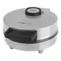 Vafelinė CLATRONIC HA 3833 – vienas apvalus vaflis, 1200 W, plokštės 20×20 cm, juoda/sidabrinė