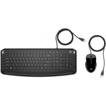 HP Wired Keyboard Mouse 250 NR (9DF28AA#UUW) – belaidė klaviatūra ir pelė iš HP