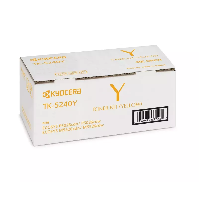 Tonerių kasetė Kyocera TK-5240Y geltona 3000 puslapių
