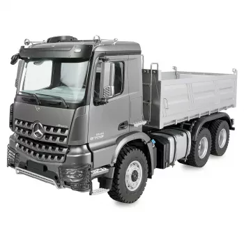 Nuotoliniu valdymu valdomas sunkvežimis Amewi Mercedes Arocs Muldenkipper 6x6 1:14 RTR antracitinis