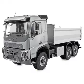 Radijo bangomis valdomas Amewi Volvo FMX E015 6x4 savivartis 1:14 RTR sidabrinis