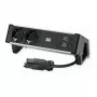 Maitinimo modulis Bachmann DESK2 su 2x CEE7/3 lizdais ir USB, 100W USB C/C, GST18 0,2m, juodas