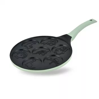 Blynelių keptuvė Maestro MR-1222-D CUTE 26 cm aliumininė nelipni žalia