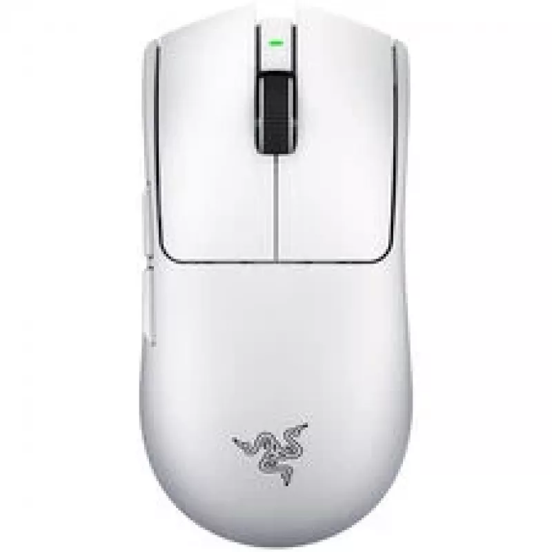 Razer Viper V4 Pro White belaidė žaidimų pelė – 50 g itin lengva, 50.000 DPI