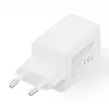 Sieninis įkroviklis DIGITUS USB GaN 45W – 1× USB-C, 1× USB-A, įėjimas 100–240V, baltas