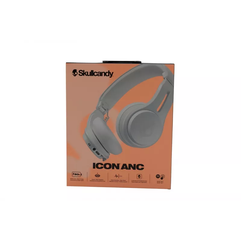 Belaidės ausinės Skullcandy Icon ANC On-Ear Orange Glow Bluetooth 5.3 ANC (S5IOW-S951)