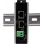 Exsys EX-6007POE-WT Ethernet PoE Gigabit Injector – 1×Gigabit RJ45, PoE, 12–24V gnybtų blokas