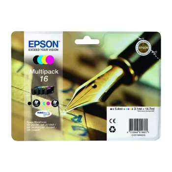Epson C13T16P84510 T16P8 XL rašalo kasetės multipack 6 spalvų (juoda, geltona, žydra, raudona, šviesiai žydra, šviesiai raudona)
