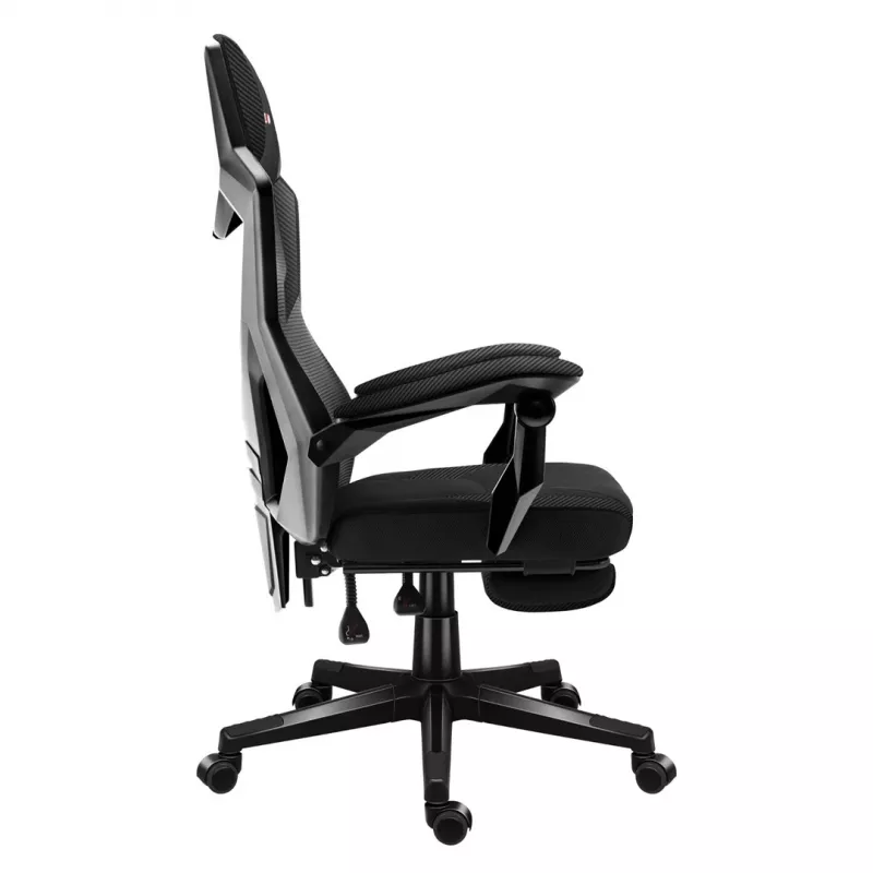Besisukanti kėdė No name Combat 3.1 Carbon – ergonomiška žaidimų ir biuro kėdė, modelis HZ-COMBAT 3.1 CARBON