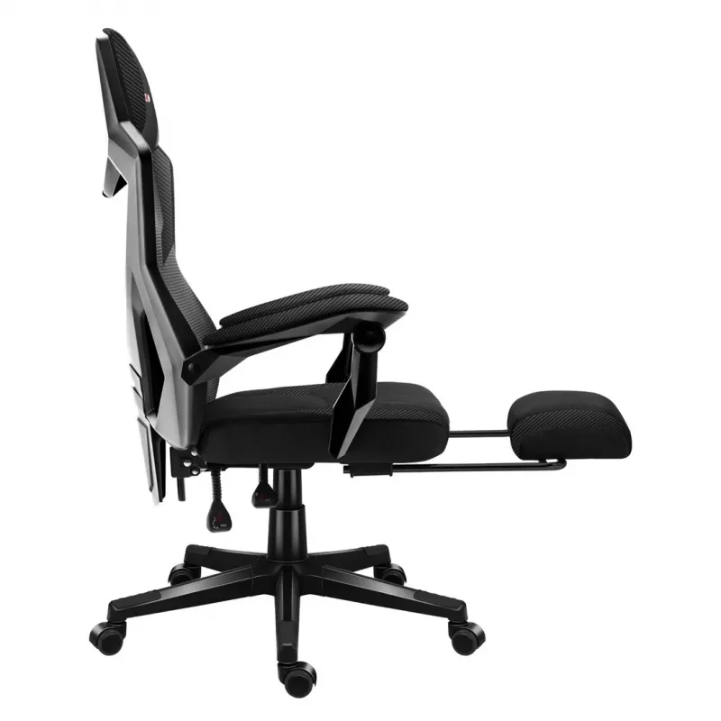 Besisukanti kėdė No name Combat 3.1 Carbon – ergonomiška žaidimų ir biuro kėdė, modelis HZ-COMBAT 3.1 CARBON