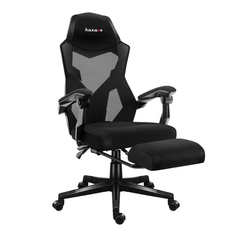 Besisukanti kėdė No name Combat 3.1 Carbon – ergonomiška žaidimų ir biuro kėdė, modelis HZ-COMBAT 3.1 CARBON