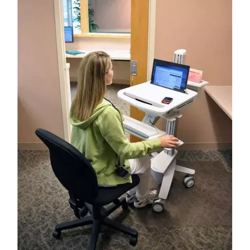Multimedijos vežimėlis nešiojamam kompiuteriui ERGOTRON StyleView EMR SV41-6100-0 baltas