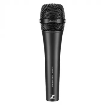 Dinaminis kardioidinis mikrofonas Sennheiser MD 435 – laidinis vokalinis mikrofonas, tvirta konstrukcija