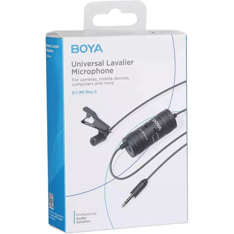 Mikrofonas Boya BY-M1 Pro II segtukinis